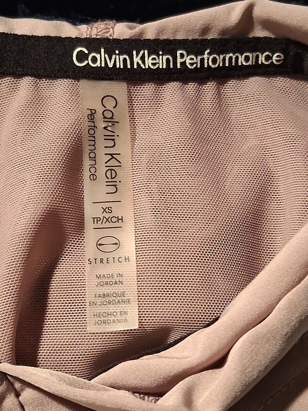 Calvin Klein sleeveless hoodie dress in taupe - Picture 2 of 3
